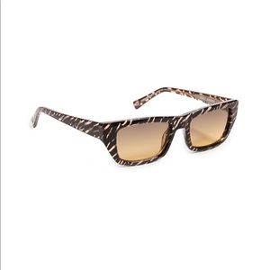 Le specs x double rainbouu cold wave sunglasses